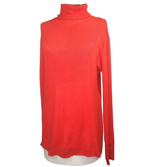 Red Turtleneck Sweater Size XL - Picture 1 of 4